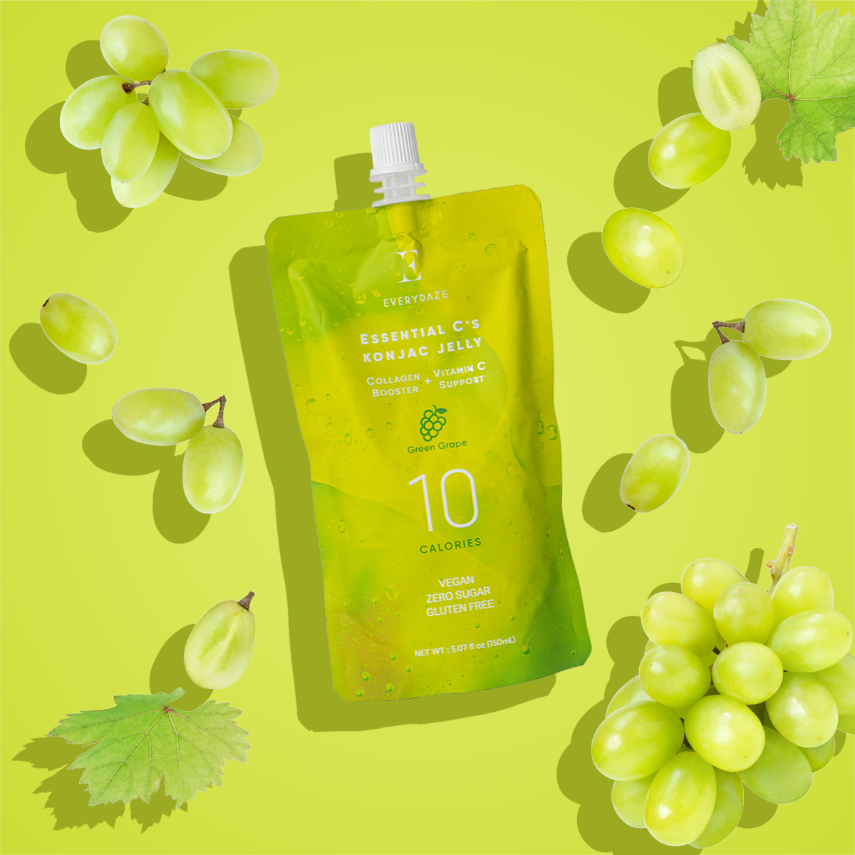 Thạch KONJAC Vitamin C EVERYDAZE - Vị Nho Xanh